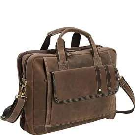 Bellino Tuscany Computer Leather Case, Briefcase Bag, Brown