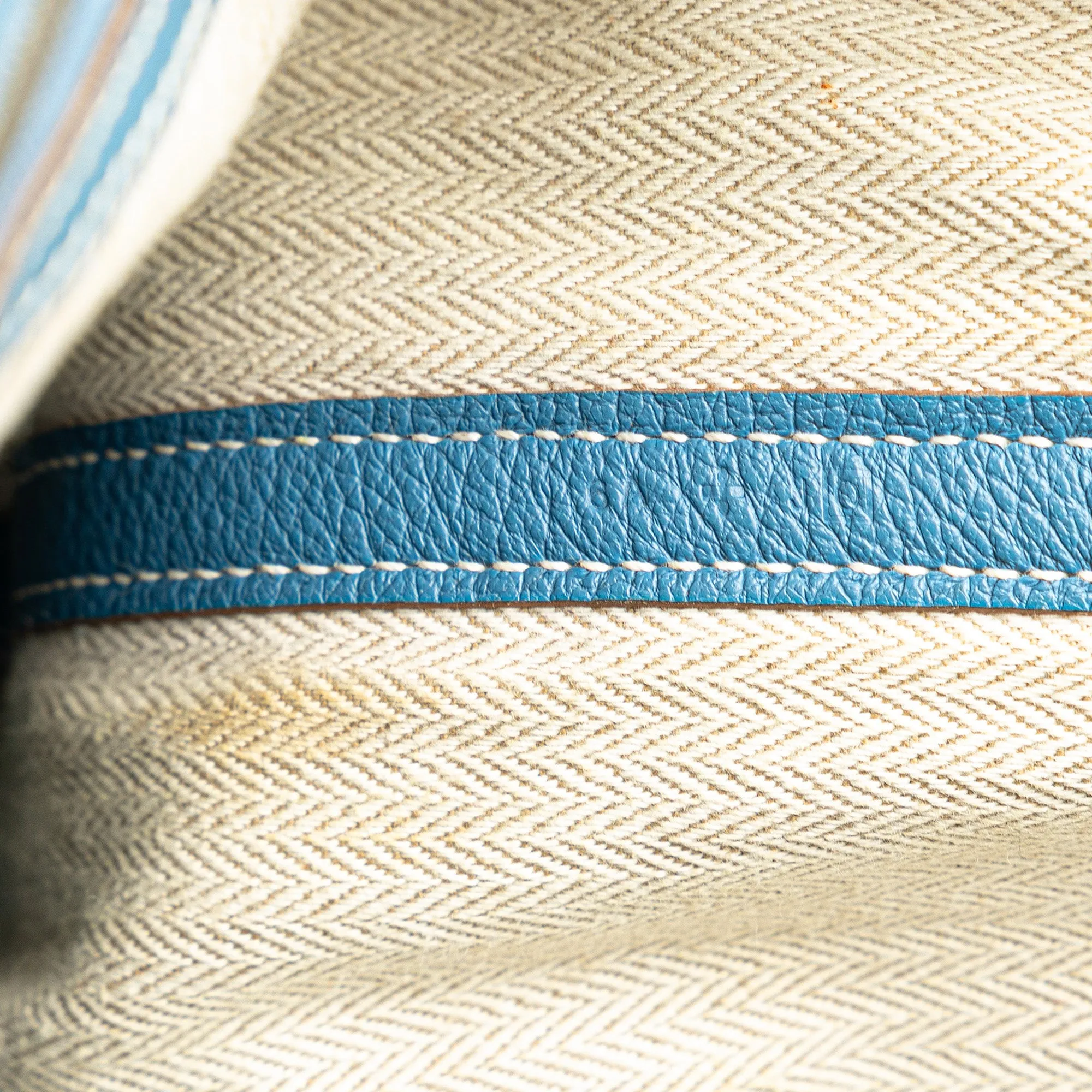 Blue Hermès Negonda Garden Party 36 Tote Bag