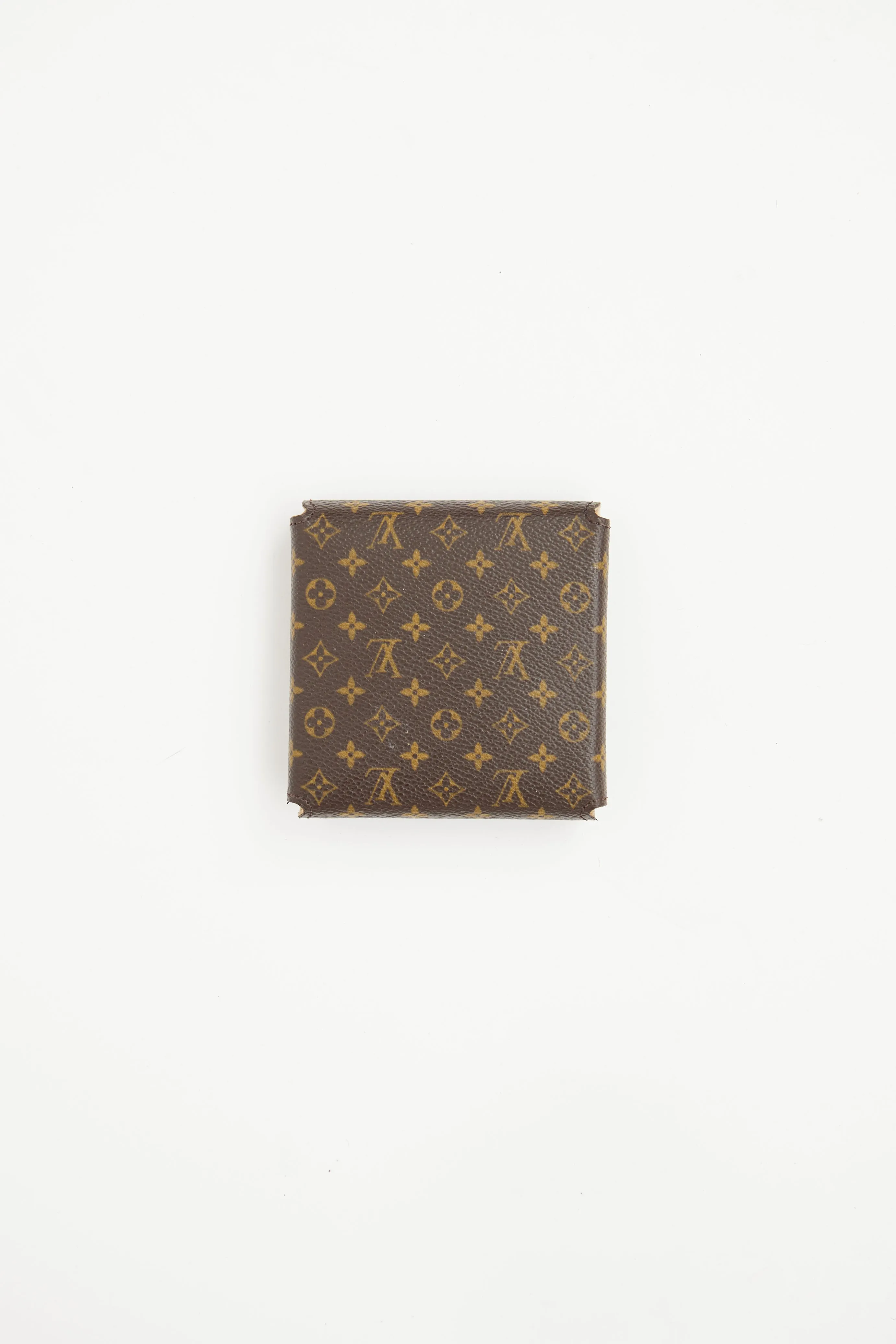 Brown Monogram Folding Jewelry Box