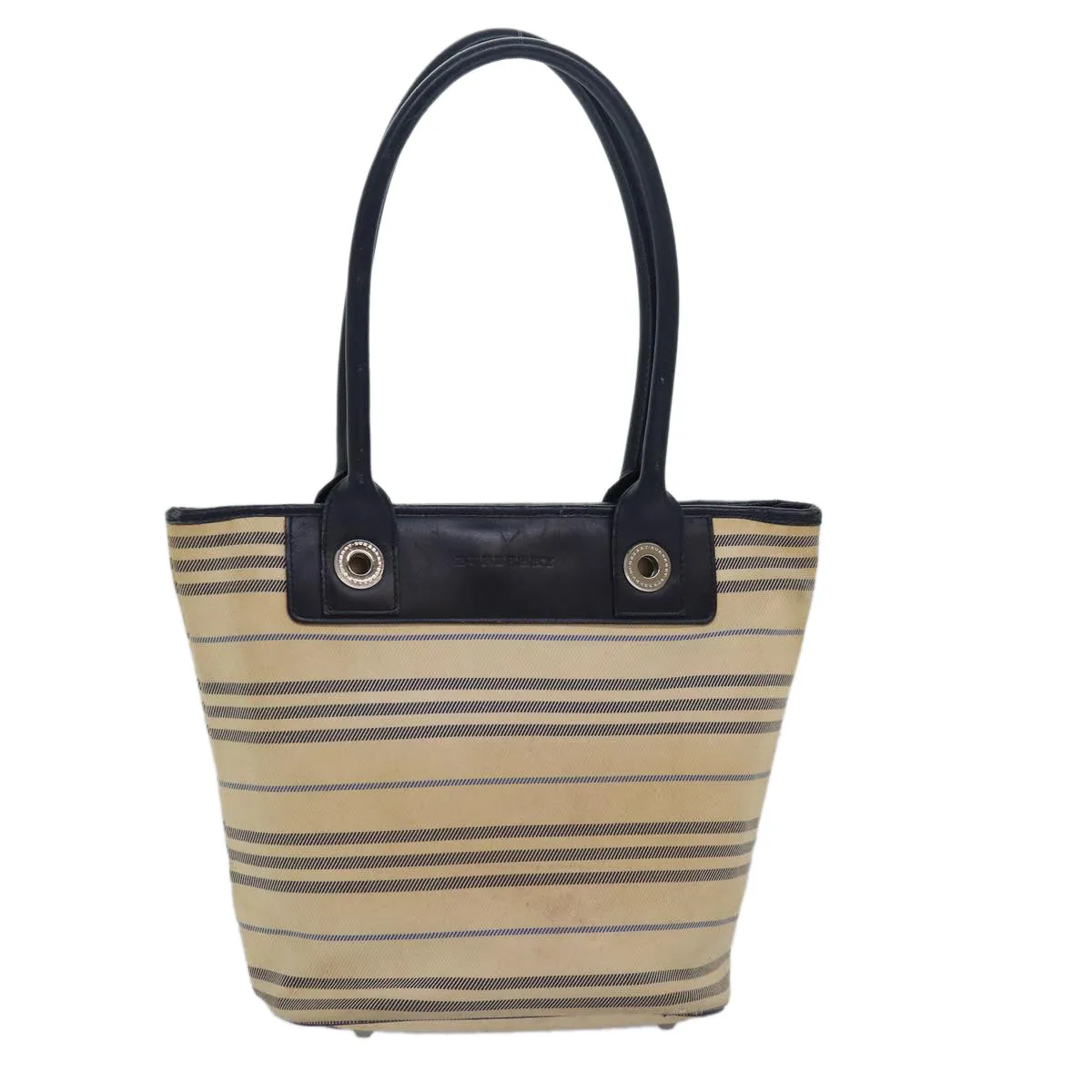 BURBERRY Nova Check Tote Bag Canvas Beige  bs15723