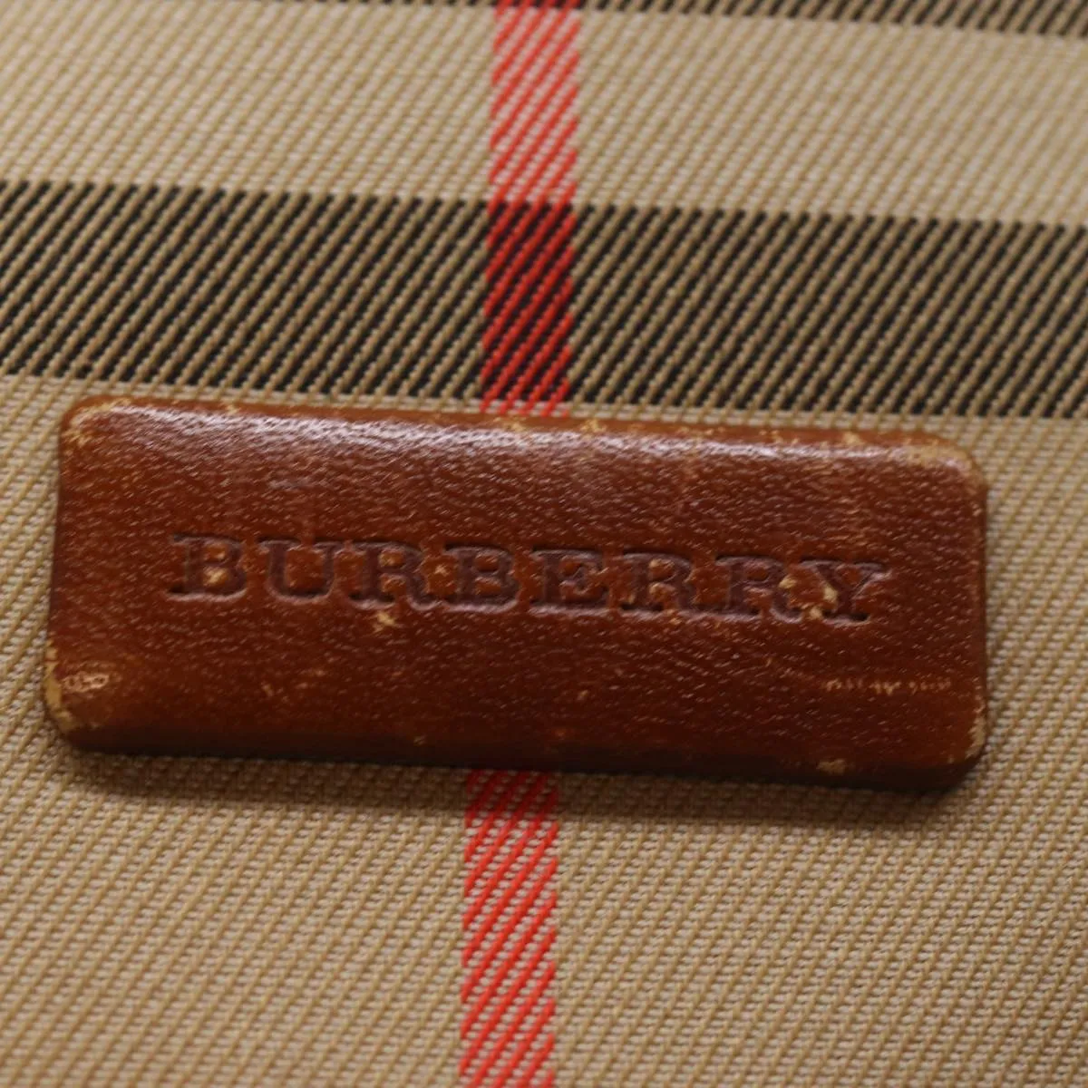 BURBERRY Nova Check Tote Bag Canvas Beige  ep4573