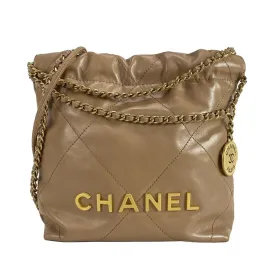 Chanel 22 Mini Beige Bag
