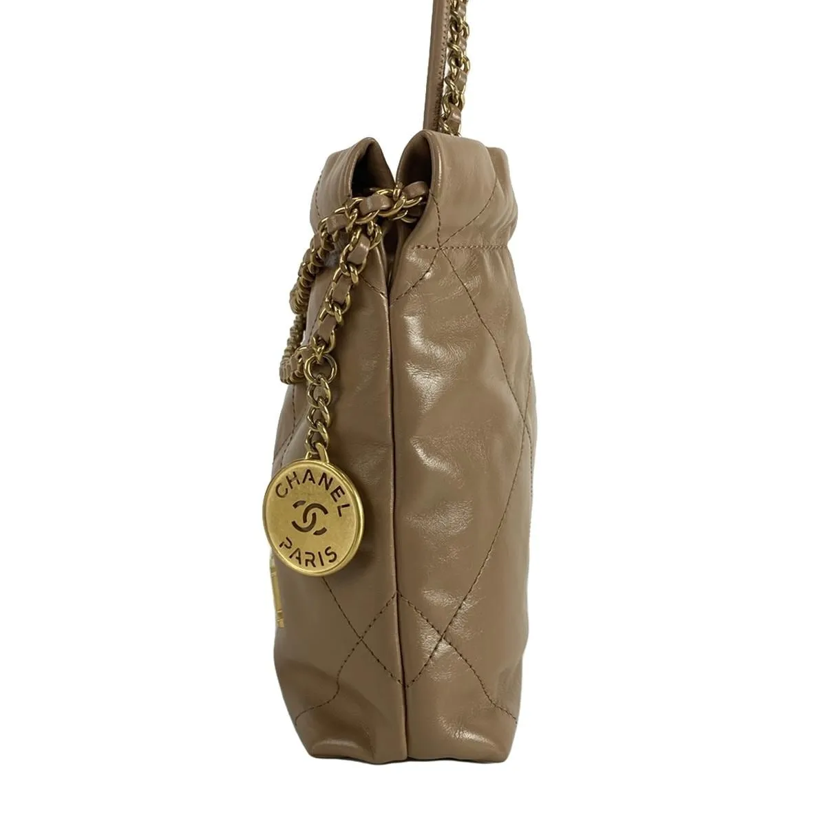 Chanel 22 Mini Beige Bag