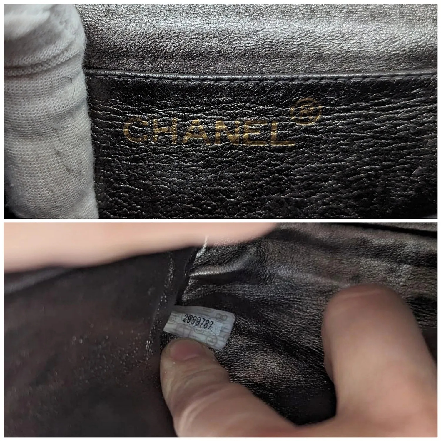 Chanel Bag Vintage Chevron Quilted Square Flap Bag