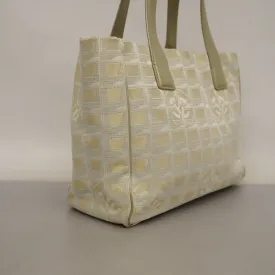 Chanelauth  New Travel Line Tote Bag Women's Nylon Canvas Gray