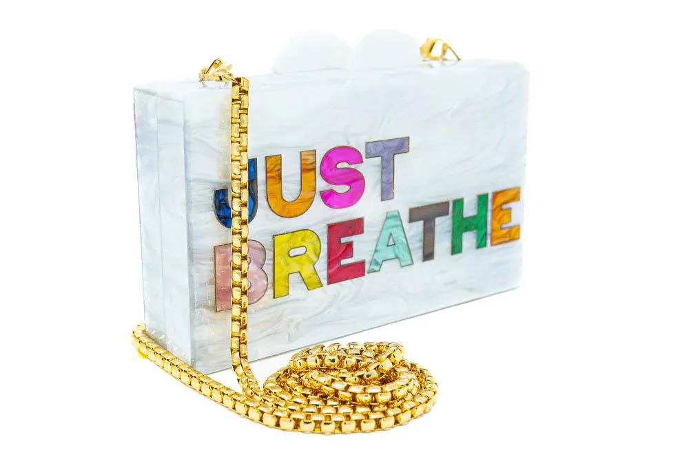Clutch Purse Just Breathe