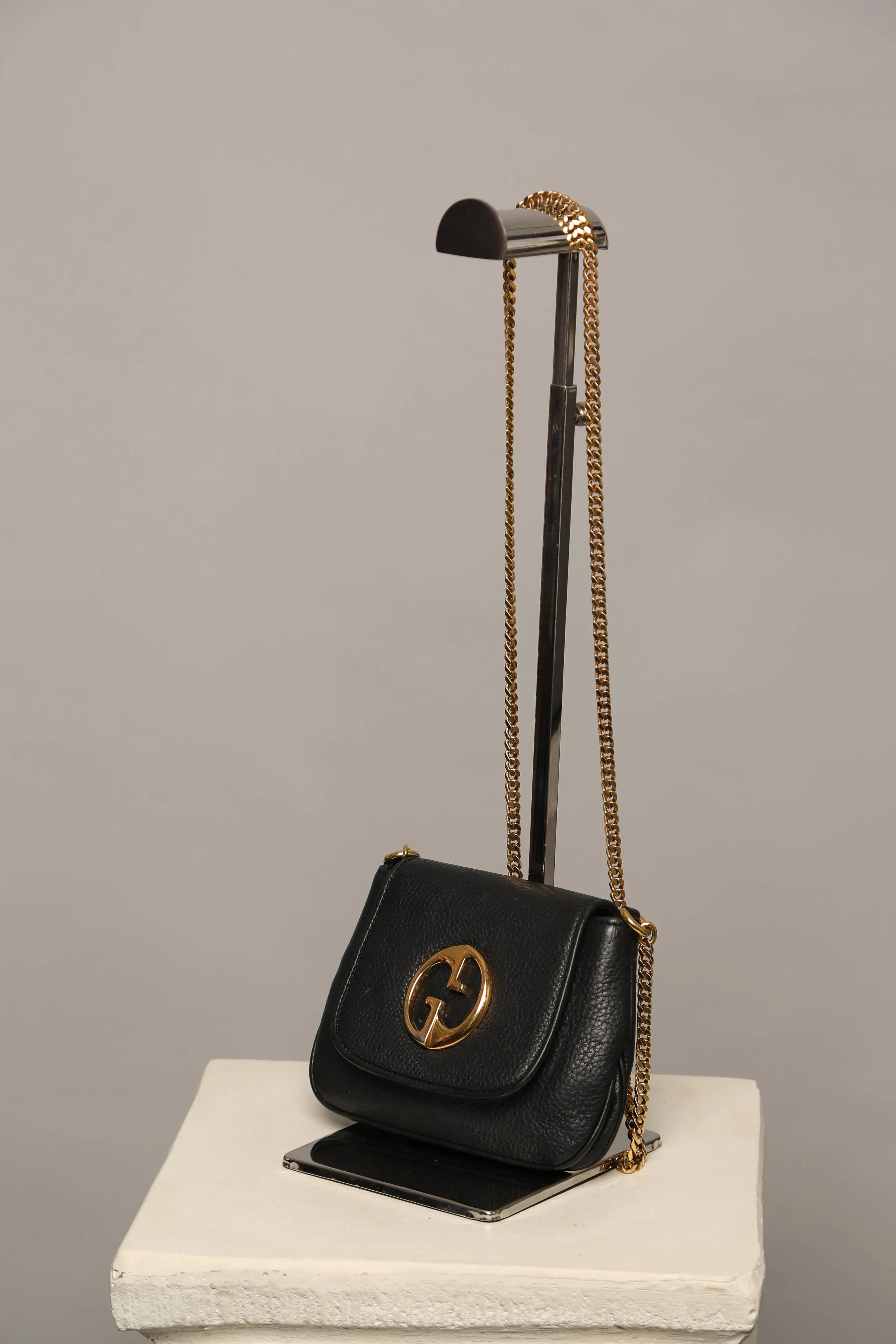 GUCCI Leather Crossbody Bag