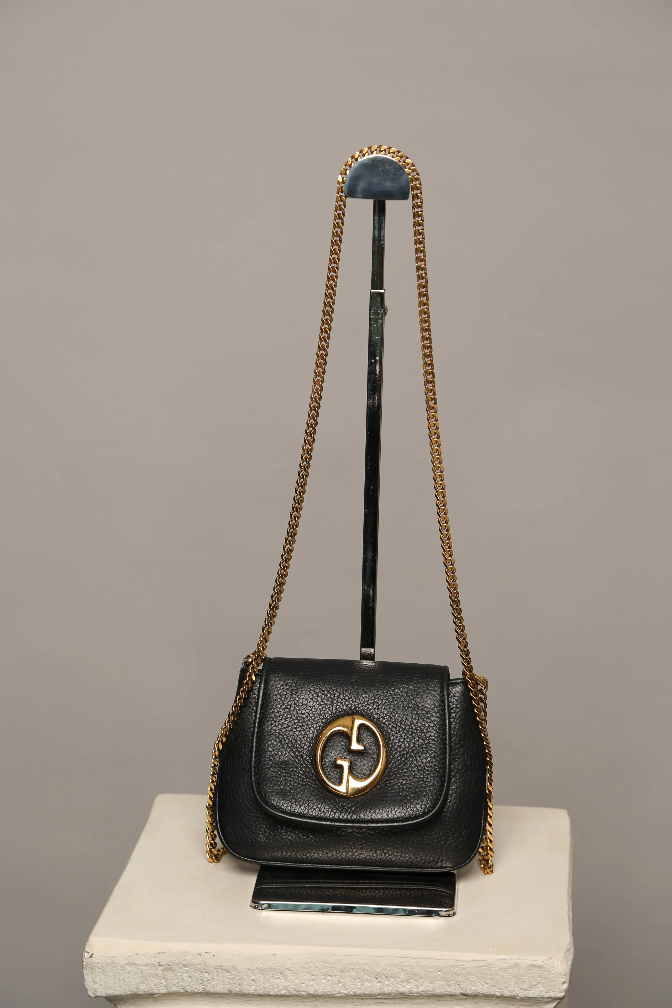 GUCCI Leather Crossbody Bag
