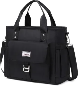 KYALOU Medium Tote Purse Bag for Women, Nurse Bag for Work, Teacher Tote Bag, Waterproof Nylon Crossbody Handbag