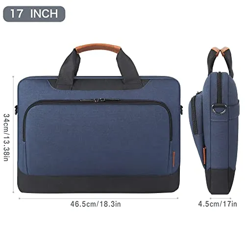 Laptop Protective Cover Business Briefcase Laptop Shoulder Bag Compatible with  Laptops/HP Pavilion /MSI GS73VR Stealth Pro/Dell Inspiron /Acer/ASUS