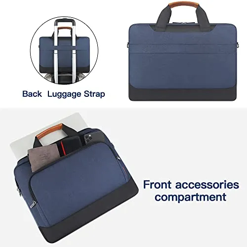 Laptop Protective Cover Business Briefcase Laptop Shoulder Bag Compatible with  Laptops/HP Pavilion /MSI GS73VR Stealth Pro/Dell Inspiron /Acer/ASUS