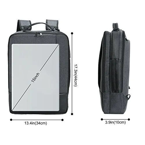 Lifewit Convertible 15.6 Inch Laptop Backpack 4 in 1 Travel Busniess Multi-functional Shoulder Briefcase Water Repellent College School Computer Bag