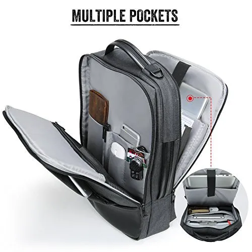 Lifewit Convertible 15.6 Inch Laptop Backpack 4 in 1 Travel Busniess Multi-functional Shoulder Briefcase Water Repellent College School Computer Bag