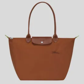LONGCHAMP Le Pliage Green L Tote Bag Cognac L1899919