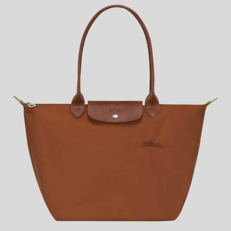 LONGCHAMP Le Pliage Green L Tote Bag Cognac L1899919