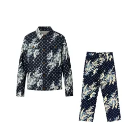 Louis V Monogram Printed Denim