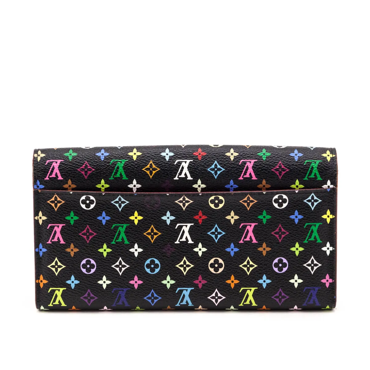 Louis Vuitton Black Monogram Multicolore Sarah Wallet NM