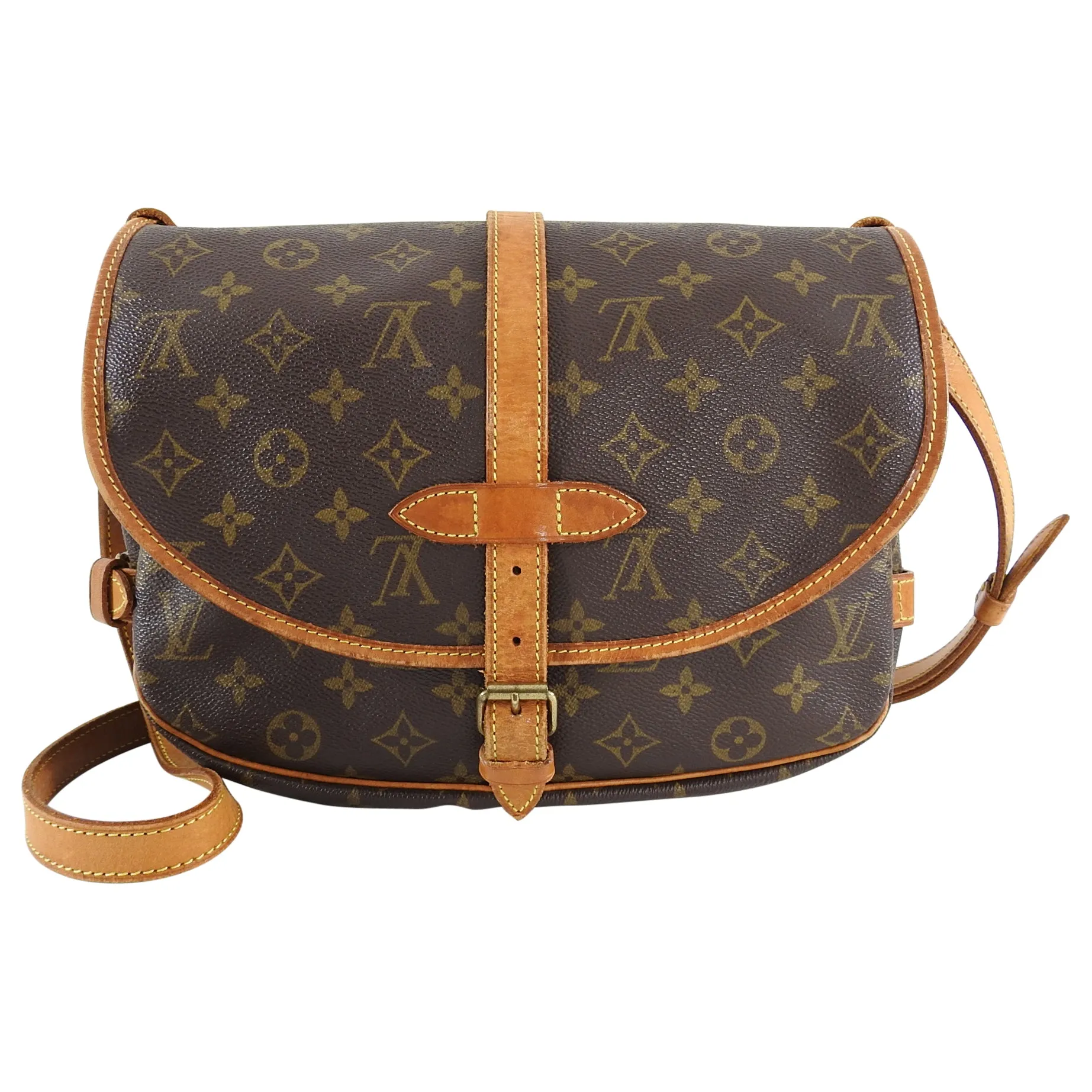 Louis Vuitton Monogram Saumur 30 Crossbody Bag