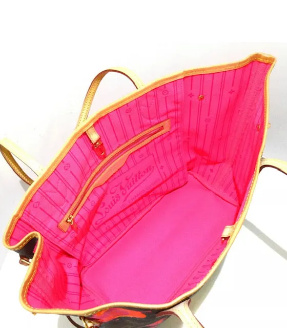 LOUIS VUITTON NEVERFULL MM MONOGRAM ROSE