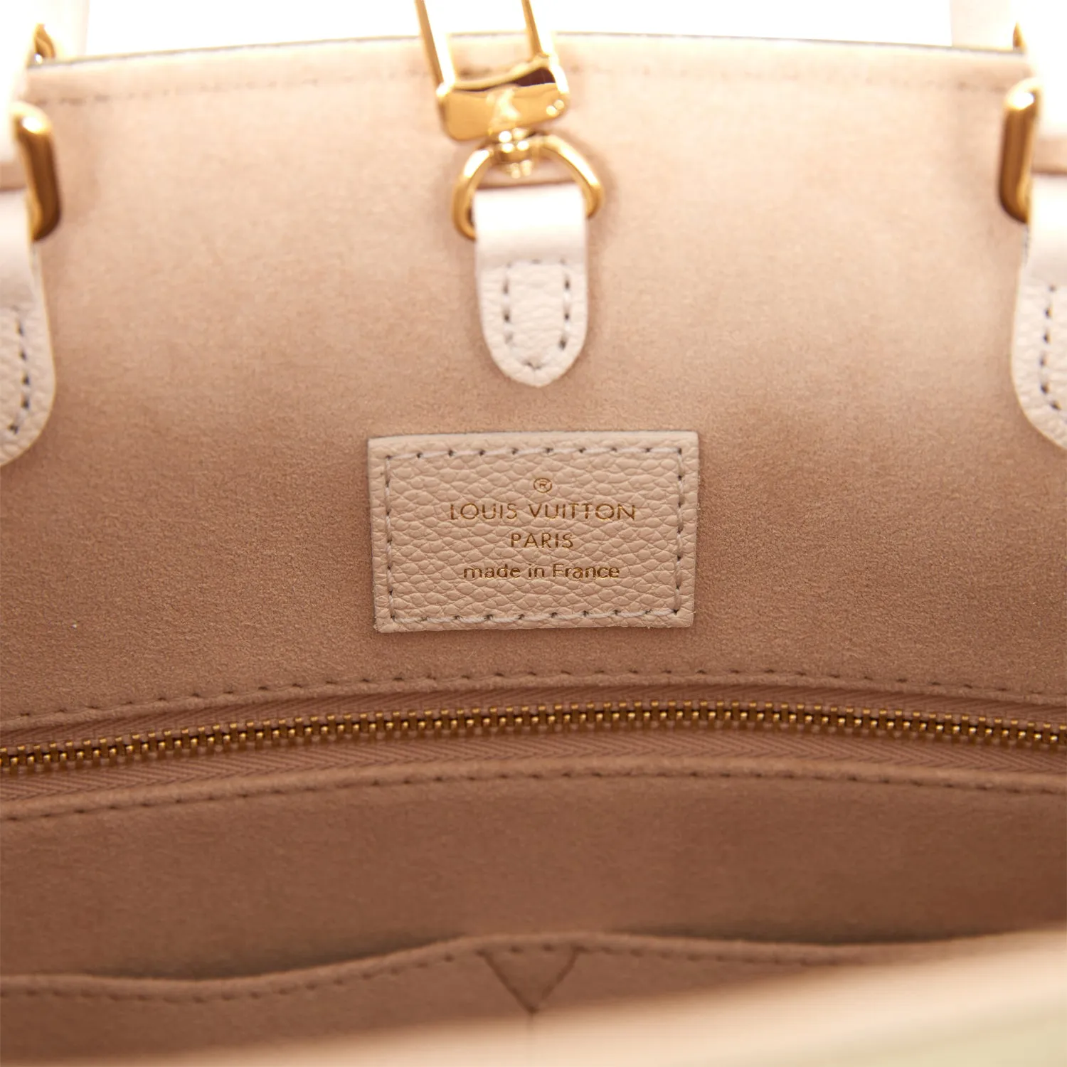 Louis Vuitton Spring in the City Khaki and Beige Empreinte OnTheGo MM