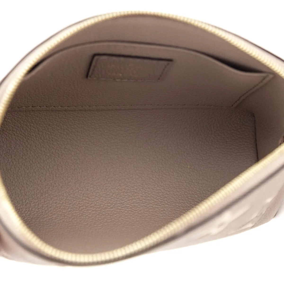 Louis Vuitton Tourterelle & Creme Empreinte Monogram Giant Cosmetic Pouch PM