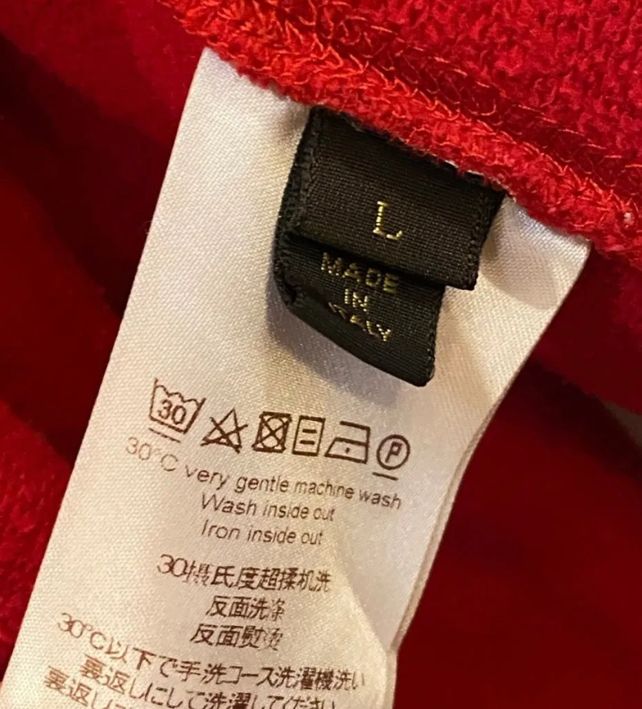 LOUIS VUITTON X SUPREME LOGO SWEATSHIRT