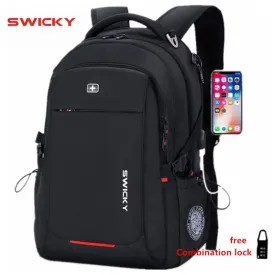 Men's Anti-Theft Waterproof 15.6 inch Laptop Travel Backpack