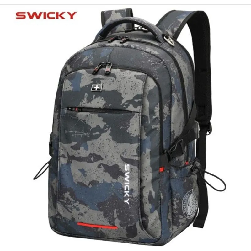 Men's Anti-Theft Waterproof 15.6 inch Laptop Travel Backpack