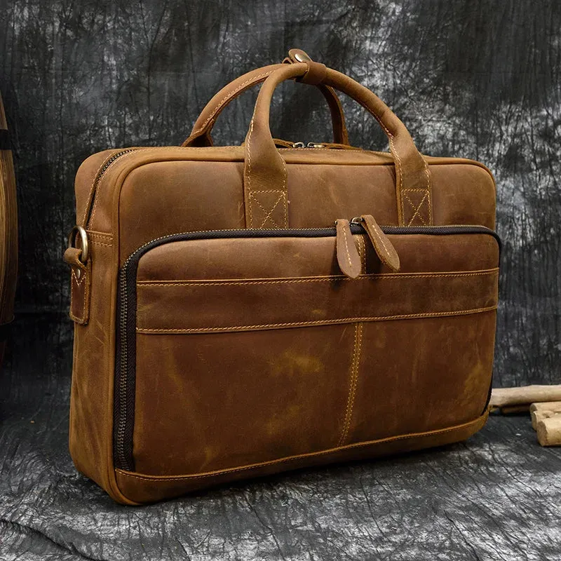 Men's Business - Leather Briefcase
