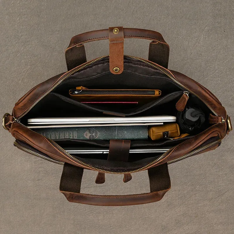 Men's Business - Leather Briefcase