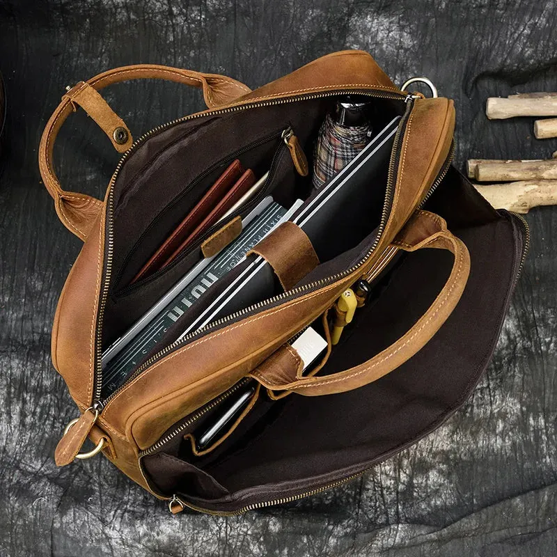 Men's Business - Leather Briefcase