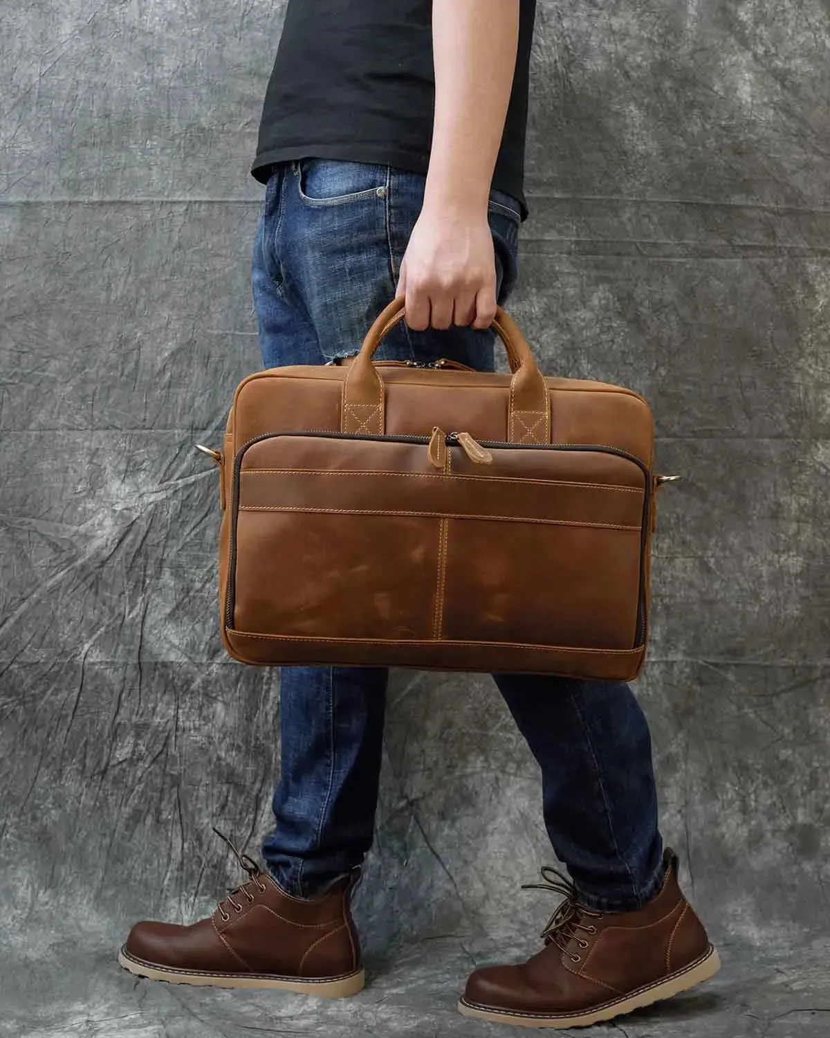 Men's Business - Leather Briefcase