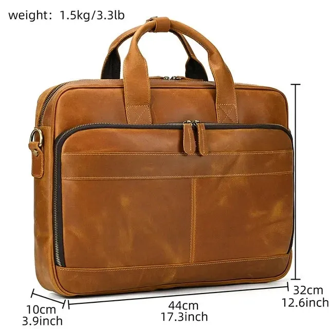 Men's Business - Leather Briefcase
