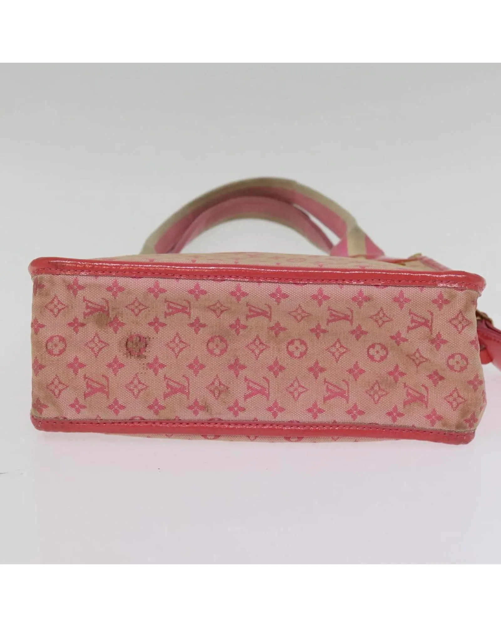 Monogram Mini Sac Catrain Hand Bag with Strawberry Print