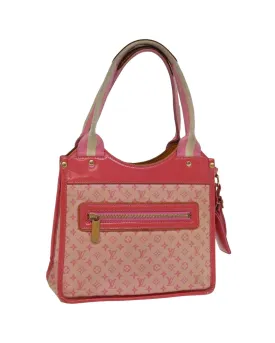 Monogram Mini Sac Catrain Hand Bag with Strawberry Print