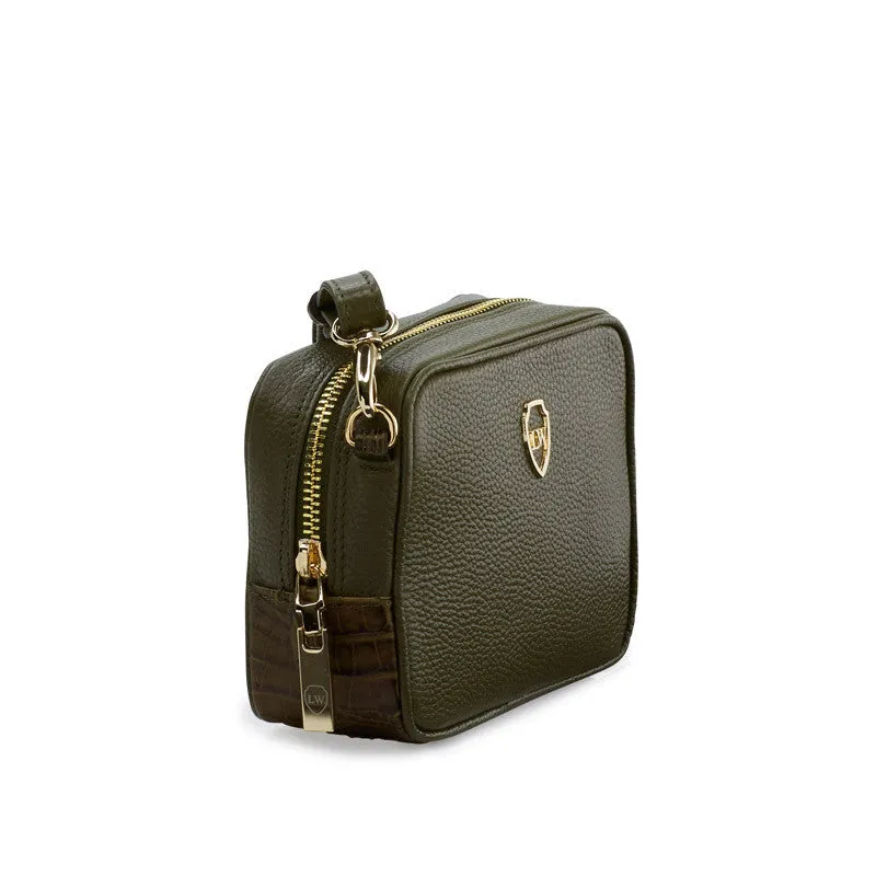 Nicole olive gold mini bag