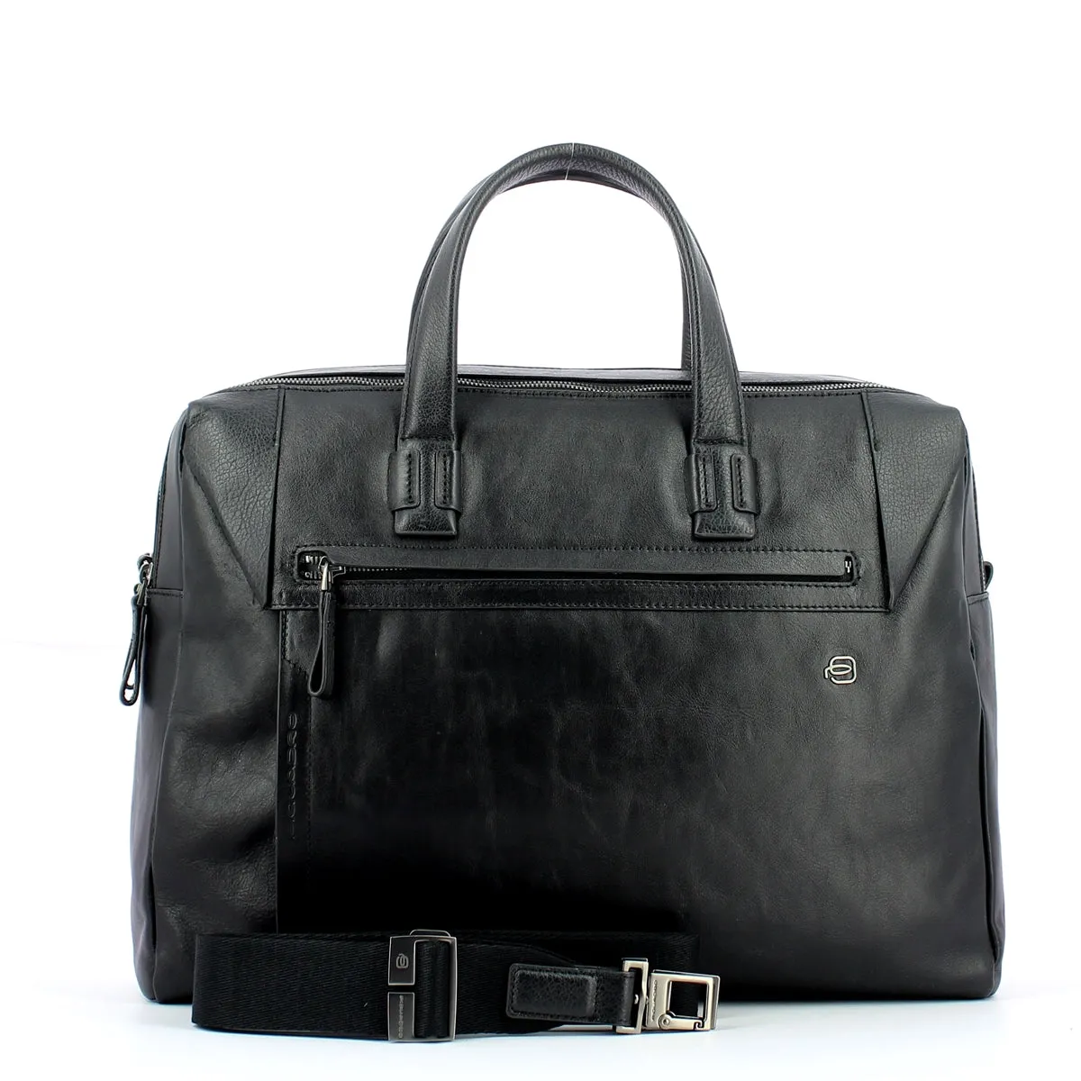 Piquadro - Double handle computer briefcase Pan 15.6 - CA4256S94 - NERO