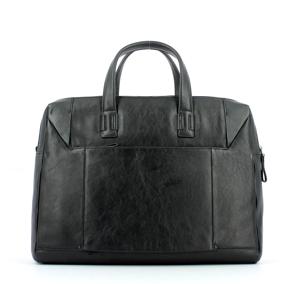 Piquadro - Double handle computer briefcase Pan 15.6 - CA4256S94 - NERO