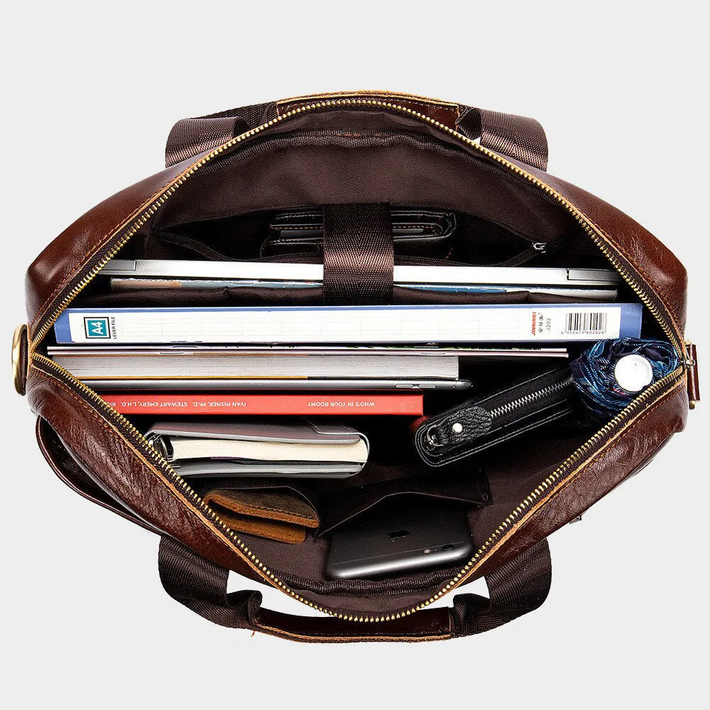 The Venomtalons Original Leather Briefcase