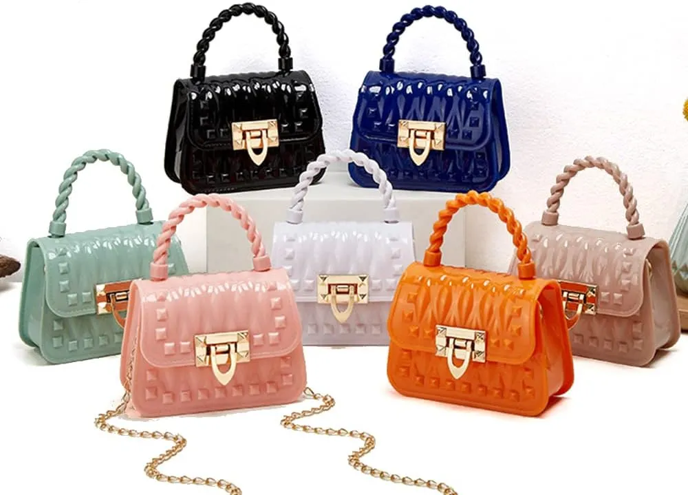 Toddler Handbags Cross Body Bag Shoulder Bag Wallet Princess Purse Sunglass for Girls Kids (Orange)