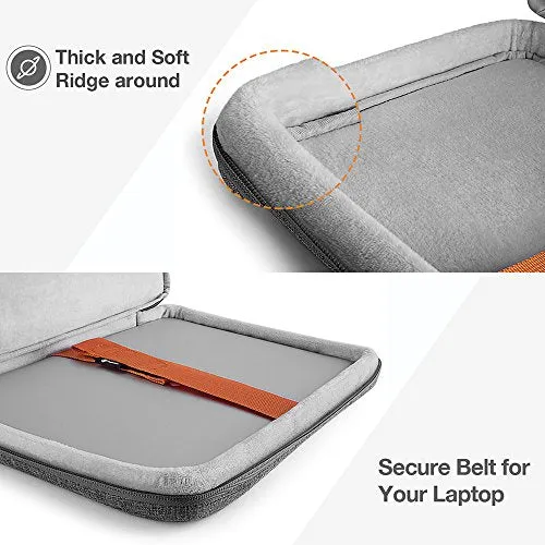 tomtoc 12.3 Inch 360° Protective Laptop Sleeve for Microsoft Surface Pro 6/5/4/3, Spill-Resistant