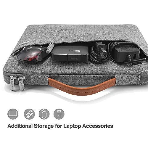 tomtoc 12.3 Inch 360° Protective Laptop Sleeve for Microsoft Surface Pro 6/5/4/3, Spill-Resistant
