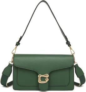 Travistar Crossbody Bags for Women Trendy - Small Cross Body Purse Shoulder Bag Leather Handbags Evening Clutch with 2 Straps