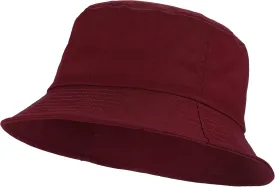 Umeepar Unisex Cotton Packable Bucket Hat Sun Hat Plain Colors for Men Women