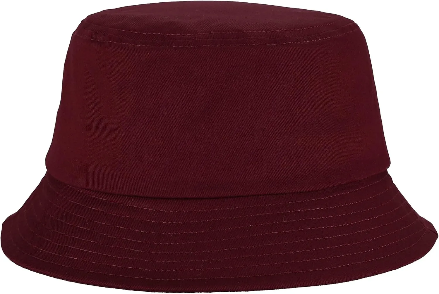 Umeepar Unisex Cotton Packable Bucket Hat Sun Hat Plain Colors for Men Women