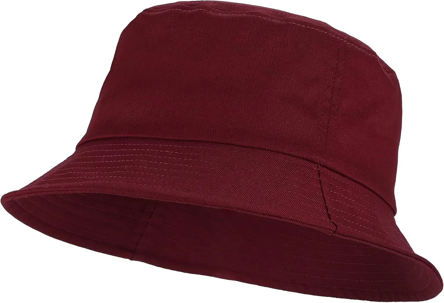 Umeepar Unisex Cotton Packable Bucket Hat Sun Hat Plain Colors for Men Women