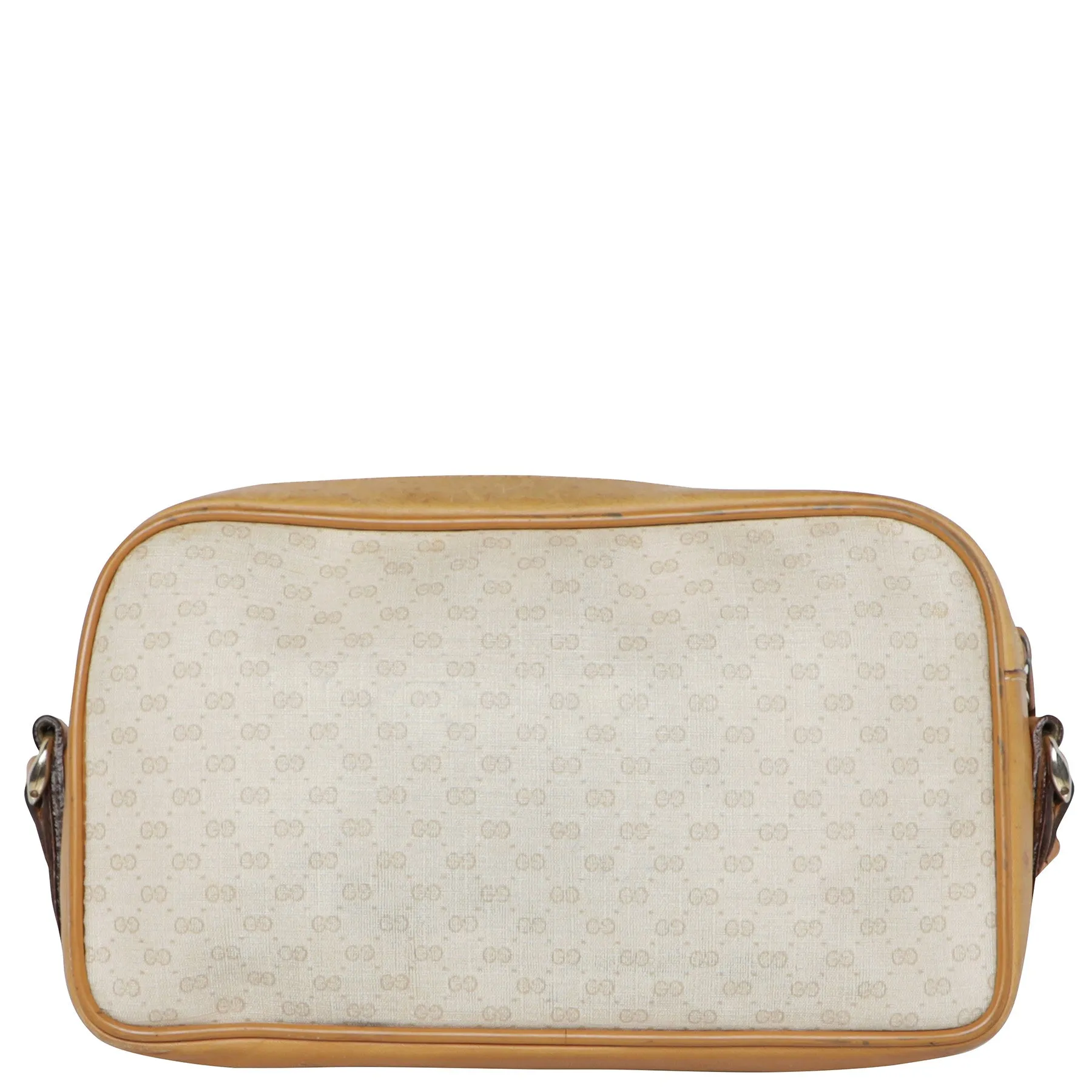 Vintage 90s Gucci Leather Web Monogram Crossbody Bag