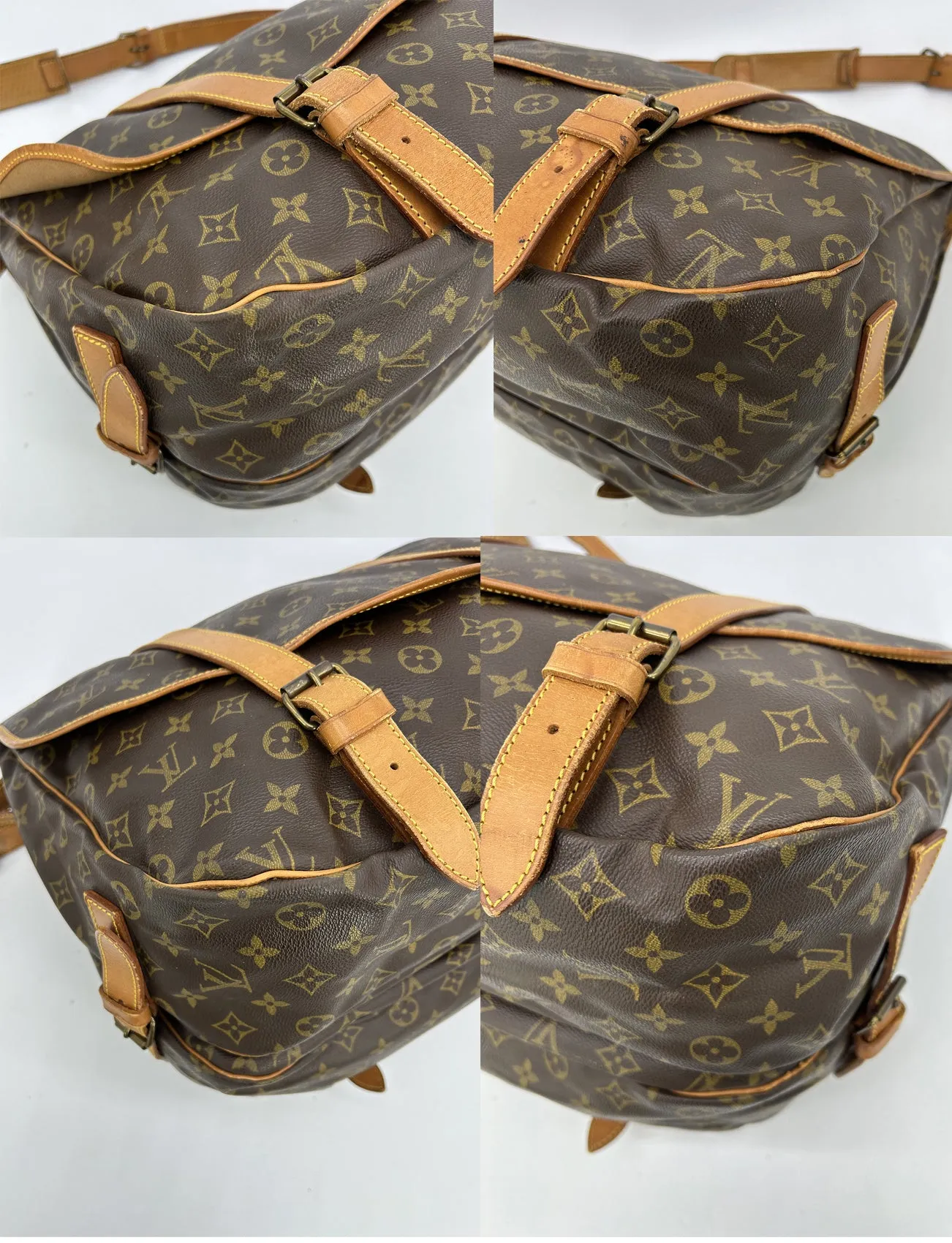 Vintage Louis Vuitton Monogram Samur 43 Messenger Shoulder Bag
