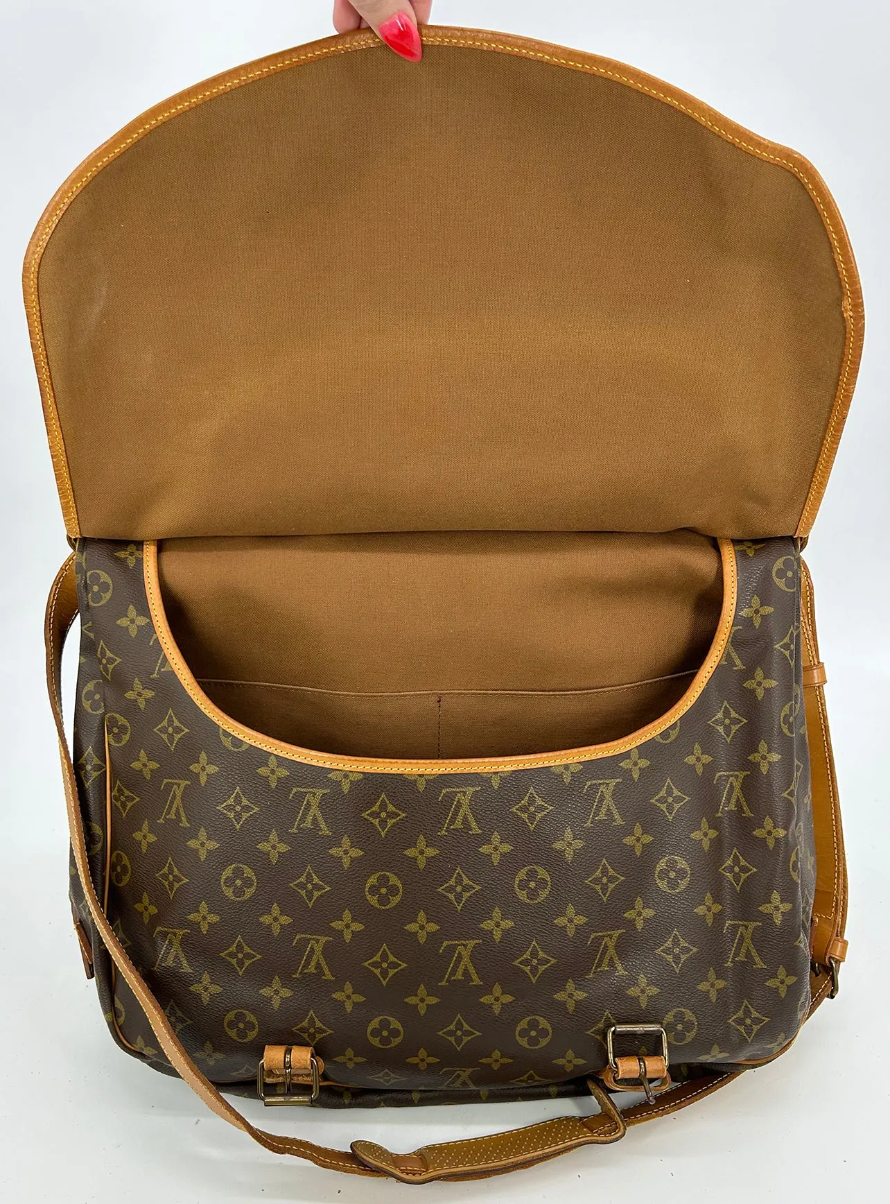 Vintage Louis Vuitton Monogram Samur 43 Messenger Shoulder Bag