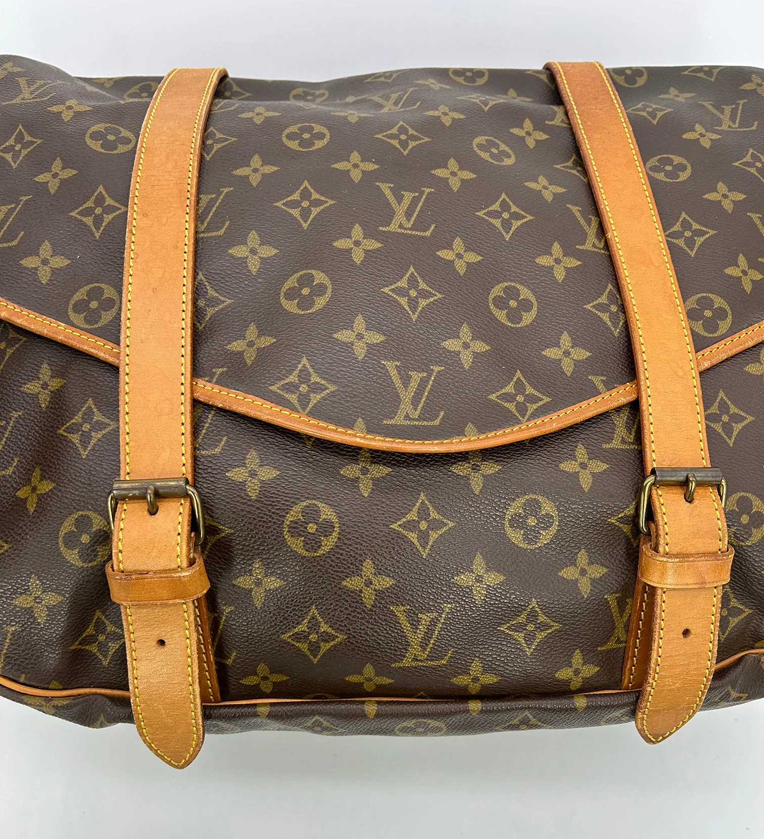 Vintage Louis Vuitton Monogram Samur 43 Messenger Shoulder Bag